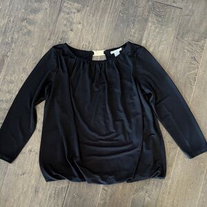 H&M Elegant Black Blouse